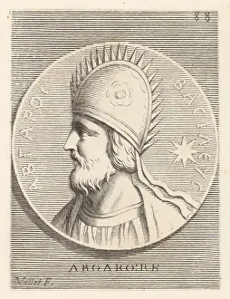 Edessa: Abgar V, King of Osroene, with his capital at Edessa