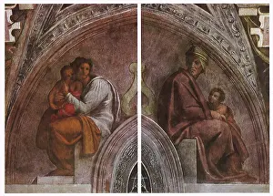 1511: Abiud and Eliakim, by Michelangelo