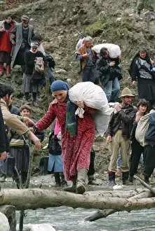 Solovyev: Abkhazian refugees, 1992