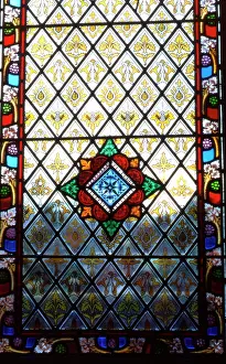Agatha: Abney Hall stained glass window
