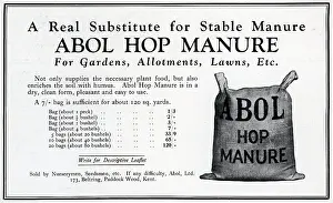 Manure: Abol Hop Manure Advertisement