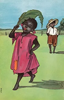 Shading: Aboriginal Children - shady leaf