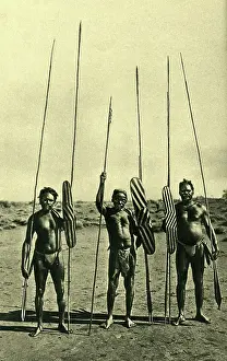 Spearmen: Three Aboriginal spearmen of north west Australia