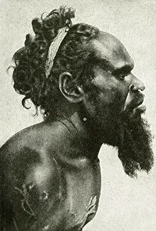 Aboriginal: Aboriginal Warramunga man, Northern Territory, Australia