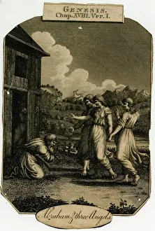 Verse: Abraham and the three angels