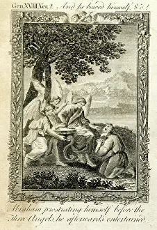 1780s: Abraham before the three angels