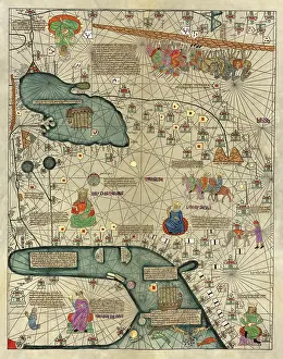 Majorcan: Abraham Cresques, Catalan Atlas, 1375
