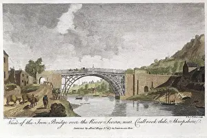 1779: Abraham Darby III's iron bridge across the Severn