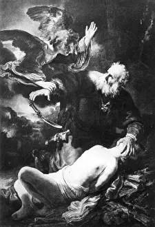 Rembrandt: Abraham and Isaac by Rembrandt