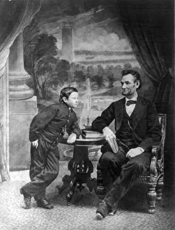 Thaddeus: Abraham Lincoln (1809-1856) and his son ?