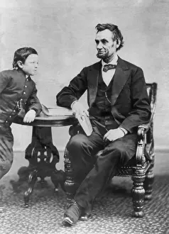 Thaddeus: Abraham Lincoln (1809-1856) and his son ?