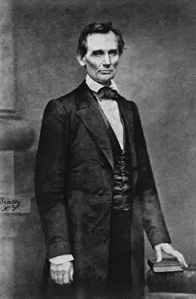 Lcgr1910: Abraham Lincoln, in an original carte de visite