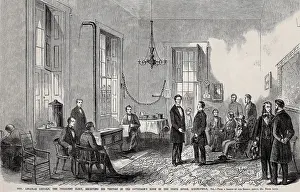 Lcgr1808: Abraham Lincoln, the President-elect, receiving