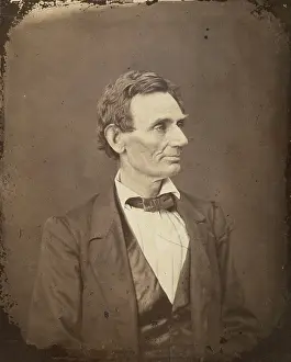 Essentially: Abraham Lincoln, presidential candidate, half-length portrai