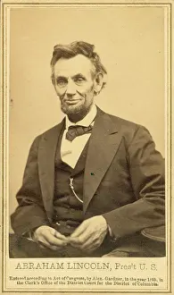 Prest: Abraham Lincoln, Pres't U.S