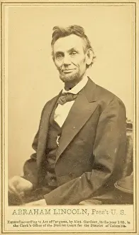 Prest: Abraham Lincoln, Pres't U.S