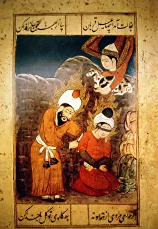 Sacrificial: Abraham preparing to sacrifice his son Isaac to