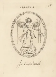 Abraham Blooteling: Abraxas, ancient Egyptian god of the Basilides