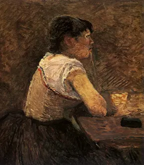 Drinker: Absinthe Drinker, by Toulouse-Lautrec