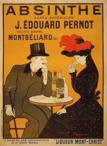Liqueur: Absinthe extra-superieure J. Edouard Pernot. Societe Anonyme