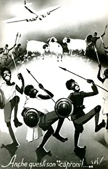 Approaching: Abyssinia (Ethiopia) under attack by Italy. An