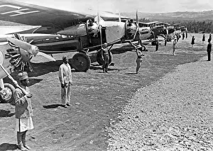 Ethiopia: Abyssinian pilots, 1935/36