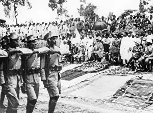 Abyssinian: Abyssinian troops in the war against Italy, 1935