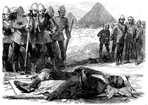 Magdala: Abyssinian War: King Theodore, as he lay dead at Magdala