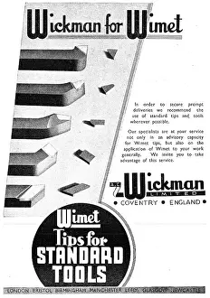 Wickman: A.C. Wickman Wimet Machine Tool Tips