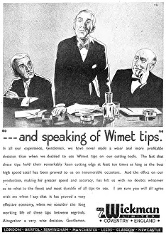 Wickman: A.C. Wickman Wimet Machine Tools & Tool Tips 1943