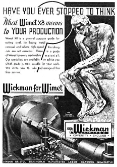 Wickman: A.C. Wickman Wimet Machine Tools & Tool Tips