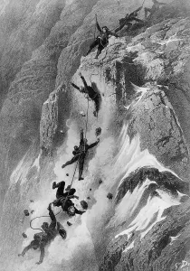 Matterhorn: Accident during the first ascent of the Matterhorn