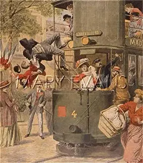 Abruptly: ACCIDENT ON TRAM