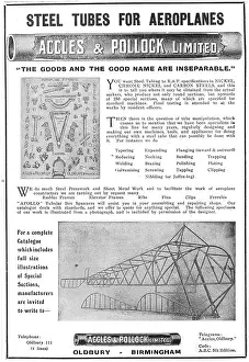 Accles: Accles & Pollock Steel Tubes 1916