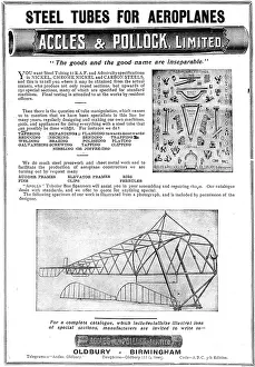 Accles: Accles & Pollock Tubes For Aeroplanes