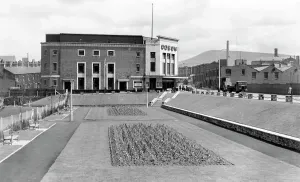 Accrington: Accrington, Broadway Gardens c1955