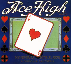 Gaming: Ace Card Fruit Label