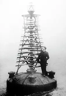 Buoy: An acetylene buoy, Victorian period