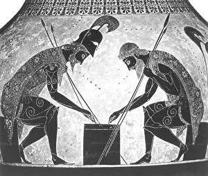 Sage: Achilles and Ajax playing a board game