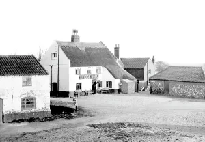 Acle: Acle, the Bridge Hotel from the Bridge c1955