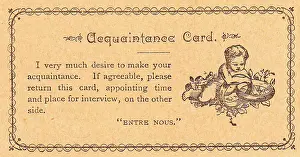 Nous: Acquaintance Card