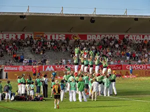 Pitch: Acrobats, Gilbert Brutus Stadium, Perpignan, France