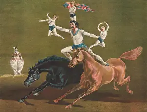 Acrobat: Acrobats on horseback