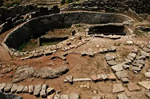 Buried: Acropolis of Mycenae. Royal tombs. Great circle
