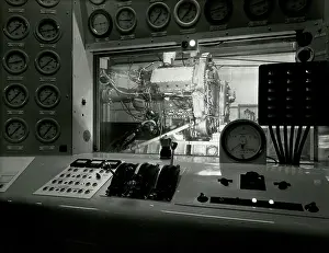 Deltic: Acton test house testing Deltic T9-33 engine