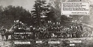 Holford: Acton Volunteer Fire Brigade with appliances