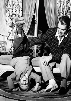 Handstand: Actor Alan Ladd 1913 - 1964