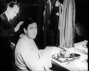 Styled: The Actor Charles Laughton Sitting In His Dressing