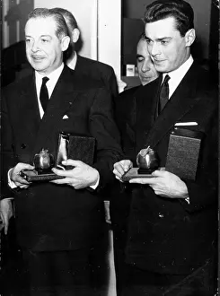 Gravey: Actor Fernand Gravey receiving an award