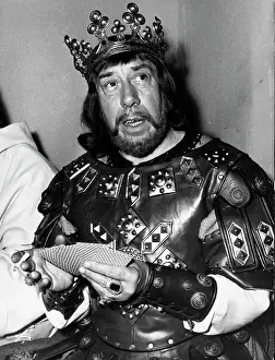 Fernandel: Actor Fernandel dressed in the role of a King